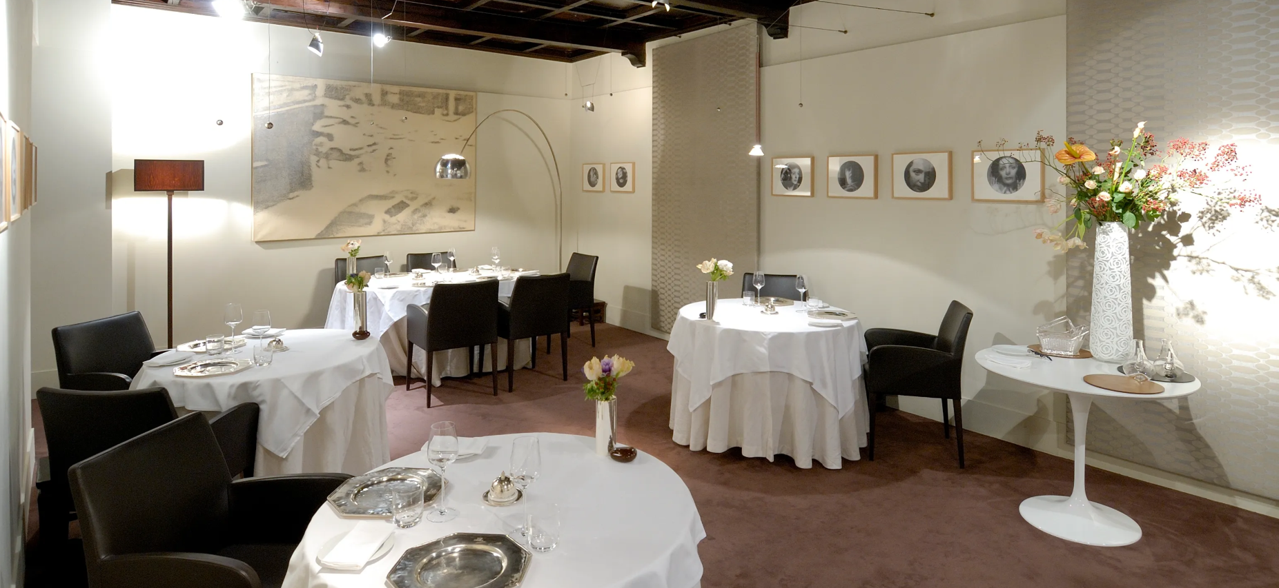 Artistic dish from Osteria Francescana