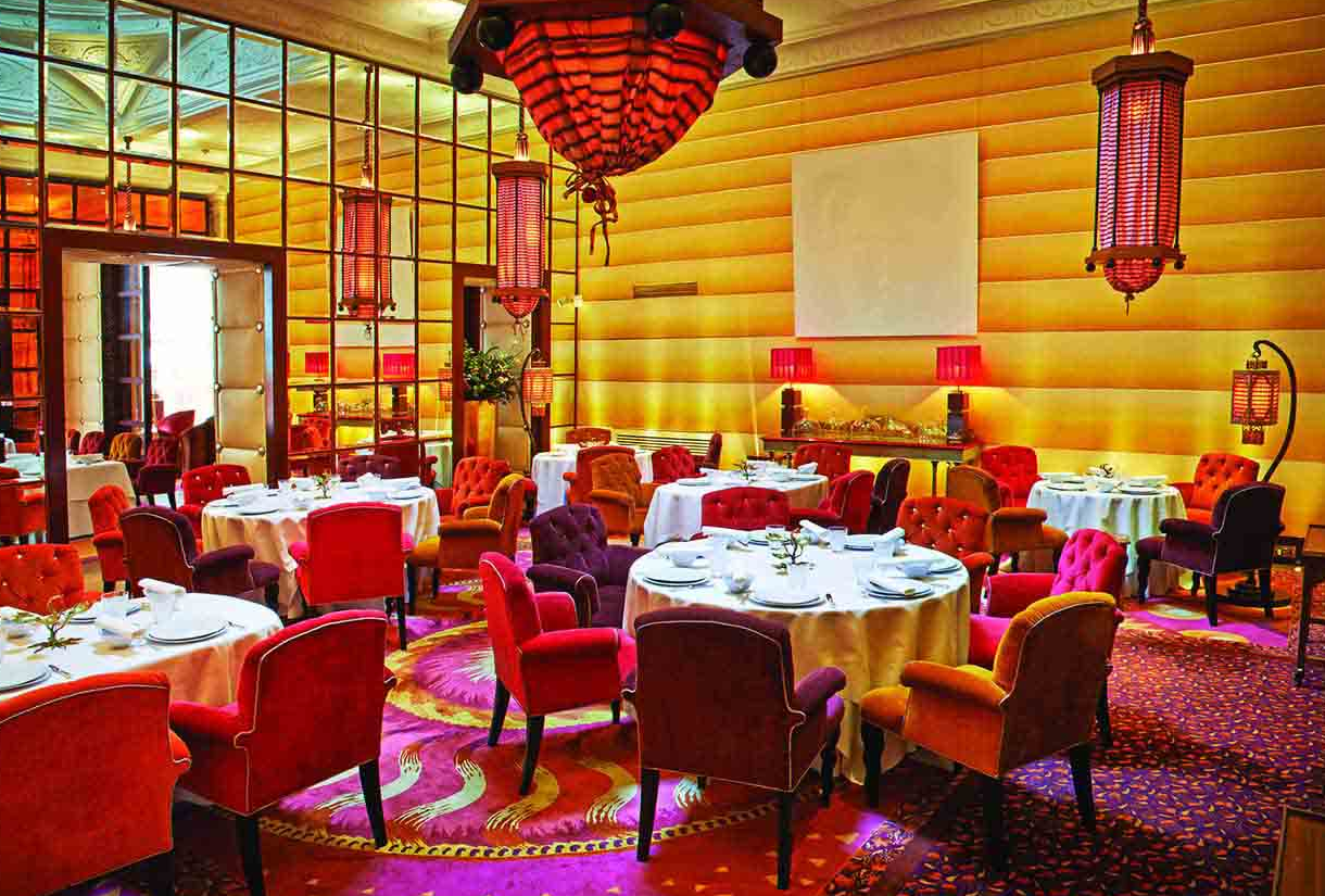 Artistic interior of Sketch restaurant in London